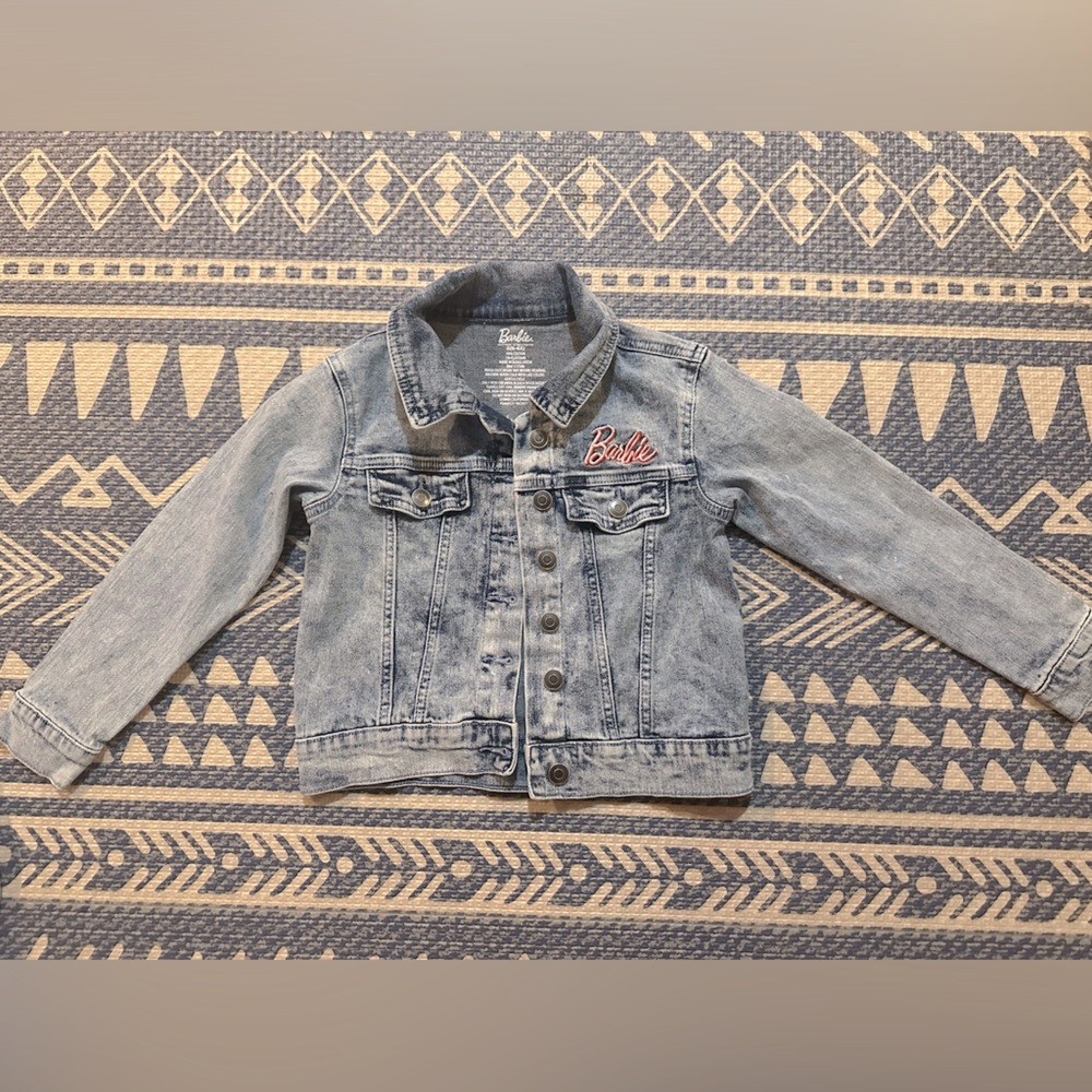 Girls Barbie Jean jacket size 6